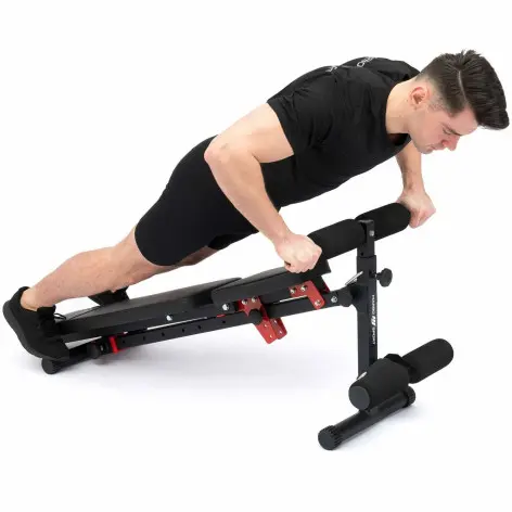 Banc professionnel avec support leg curl pour entrainement complet du corps