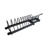 Rack de rangement roulant pour disques de musculation