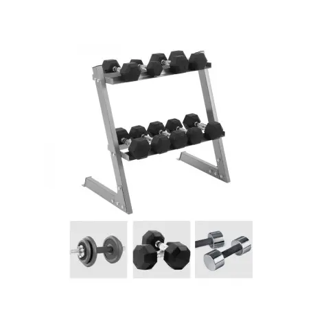 Rack ultra stable d'haltérophilie à plusieurs niveaux