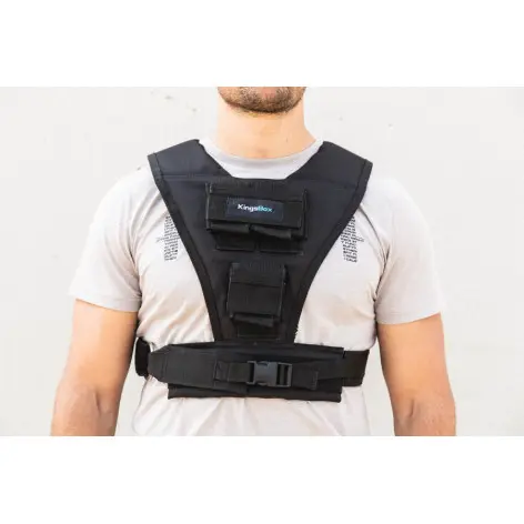 Gilet lestée de musculation en coton et en nylon - vue 3