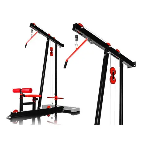 Station à poulie haute et basse réglable pour homegym capacité charge maximum 200 kg - vue 2