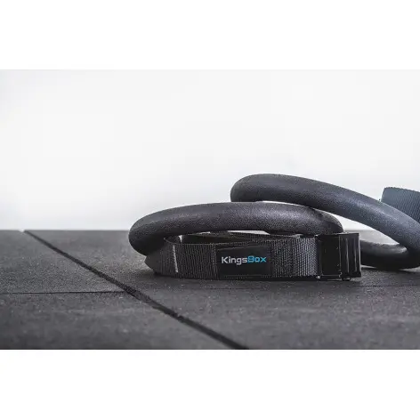 Set de gym avec anneaux, sangles et boucles velcro - vue 3