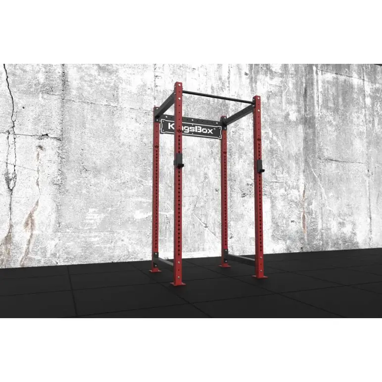 Power Rack Kingsbox avec crochets en J et barre de traction - Série Mighty - vue 9