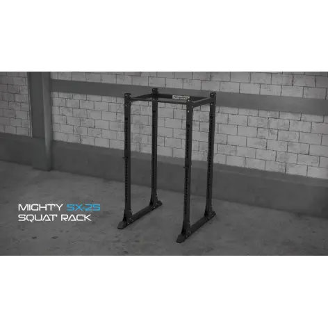 Mighty Rack à squat avec barre de traction et crochets J-cups pour accessoires Kingsbox - vue 2