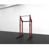 Power rack cage en acier revêtement noir pour exercices de traction et de squats - vue 8