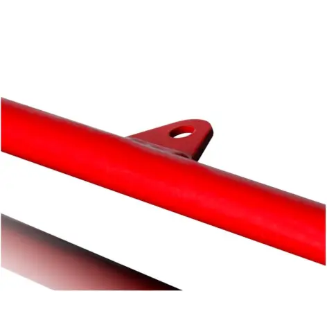 Barre longue de tirage en acier avec poignées antidérapantes - vue 2