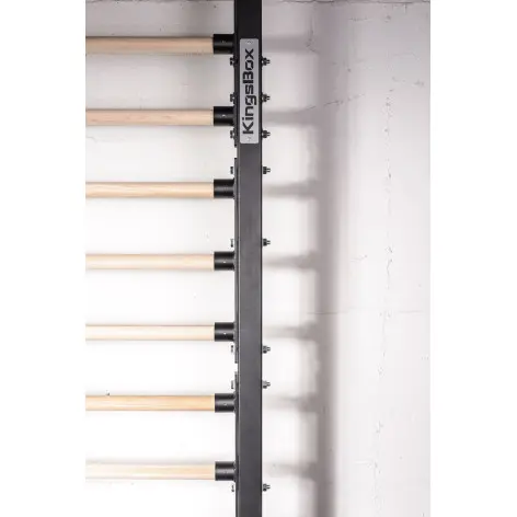 Espalier en bois kingsbox avec 13 barres - vue 2