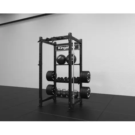 Rack de musculation avec espace de rangement - vue 2