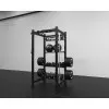 Rack de musculation avec espace de rangement - vue 2