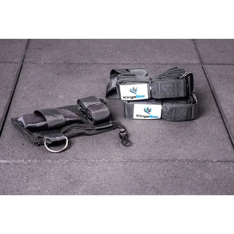 Set sangles de puissance pour training de cross-fit et musculation kingsbox