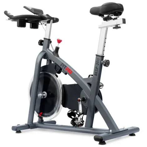 Vélo de spinning pour entraînement en home-gym roue d'inertie 18 kg - vue 3