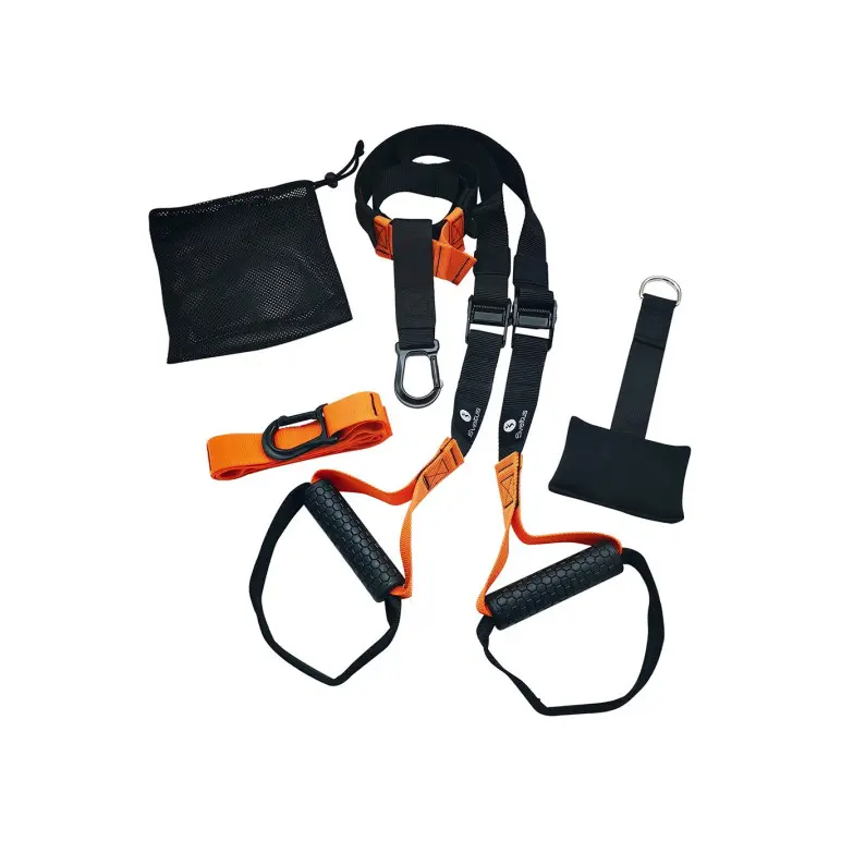 Kit de sangles de suspensions ajustables et fixables idéal pour séances de crosstraining