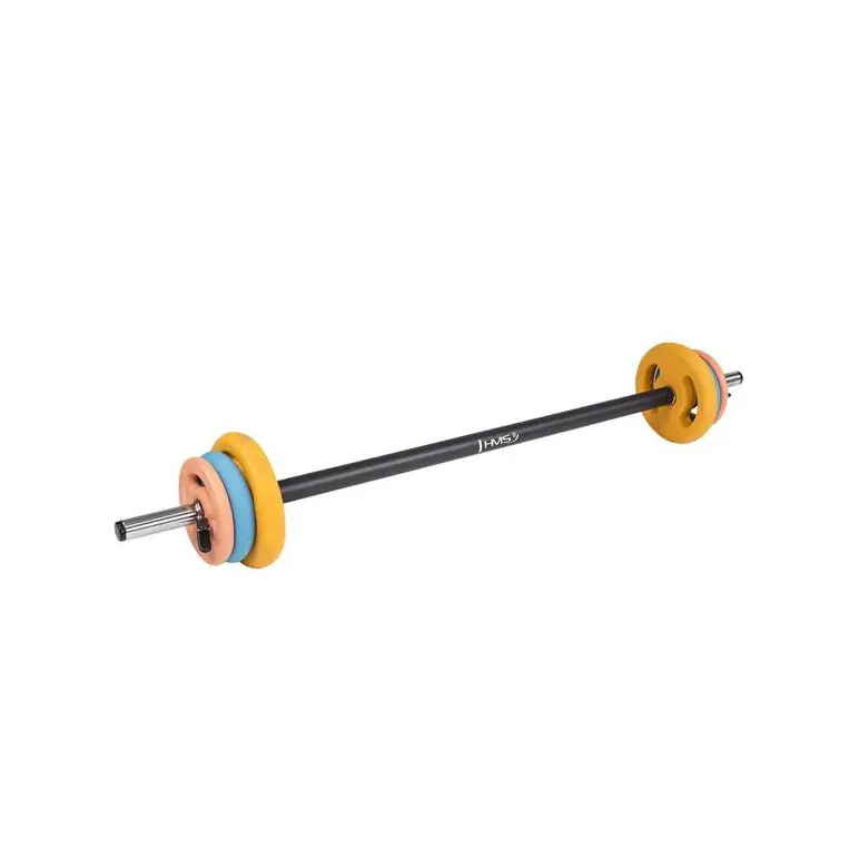 Set barre de musculation et disque de poids