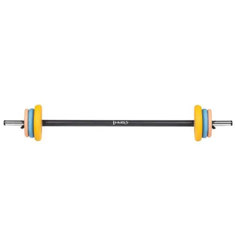 Set barre de musculation et disque de poids - vue 2