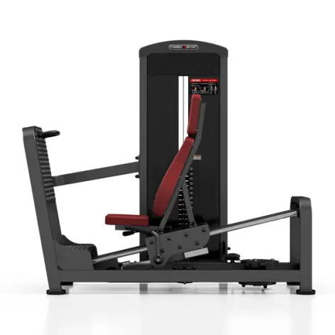 Station pro de musculation horizontale leg press charge guidée - vue 2