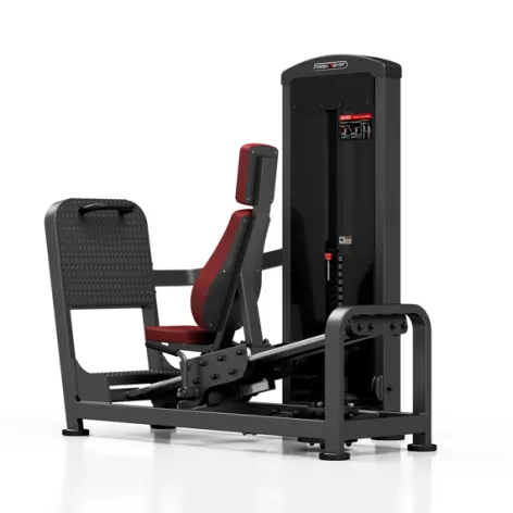 Station pro de musculation horizontale leg press charge guidée - vue 3
