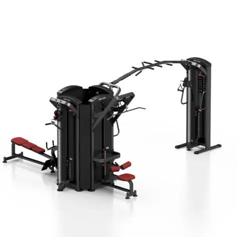 Station professionnelle de musculation multipostes 6 en 1 - vue 2