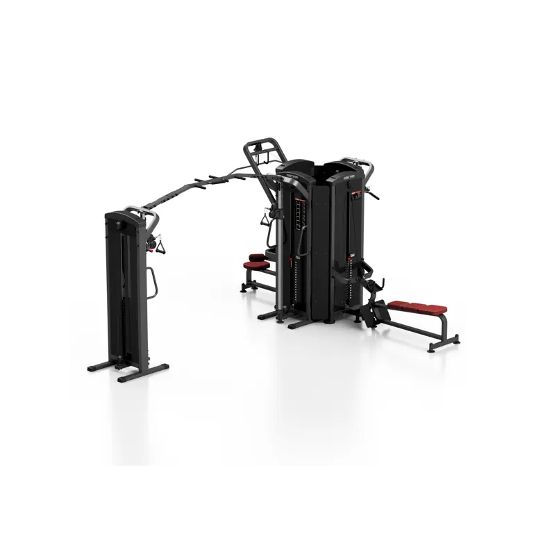 Station professionnelle de musculation multipostes 6 en 1