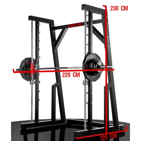 Smith machine de musculation professionnelle : Ultra-robuste - vue 6
