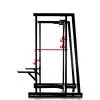 Cage à squat polyvalente et très robuste de musculation - vue 3