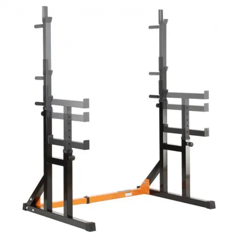 Station rack à squats réglable avec poignées de dips - vue 3
