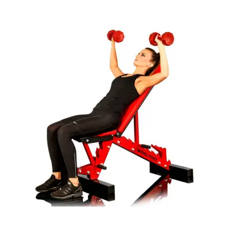 Banc de musculation professionnel avec support à options - vue 3