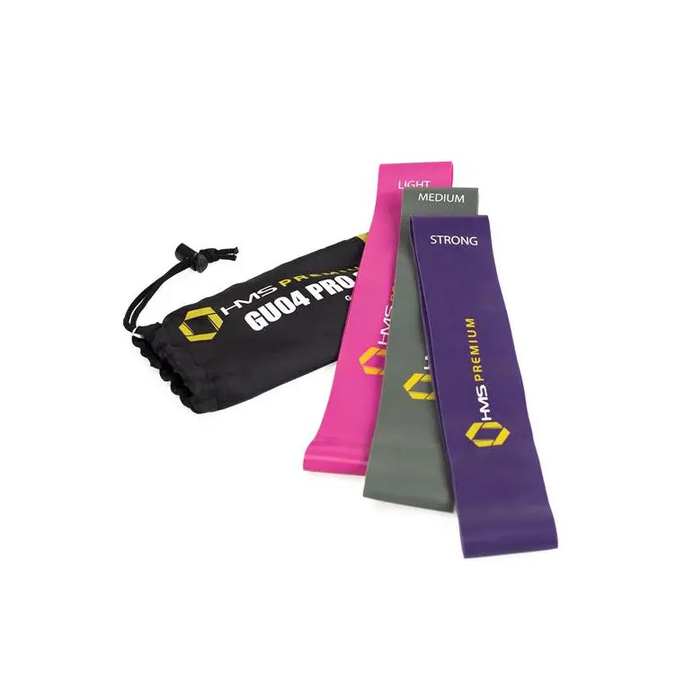 Kit de 3 bande de résistance courtes pour training de fitness et de musculation