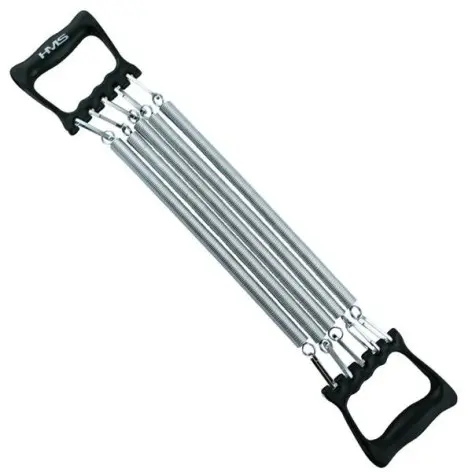 Chest expander pour les muscles du haut du corps avec 5 ressorts en acier - vue 2