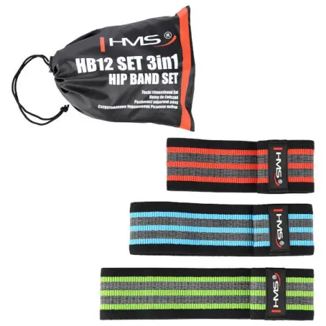 Lot de 3 bandes pour les hanches - Training de musculation et de fitness - vue 3