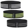 Lot de 3 bandes de force  pour entraînement des muscles inférieurs