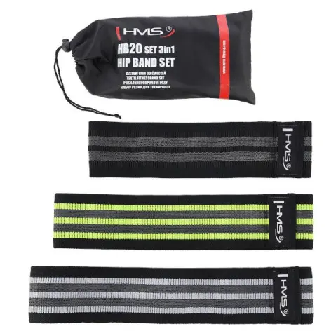 Lot de 3 bandes de force  pour entraînement des muscles inférieurs - vue 5