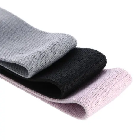 Ensemble de 3 hip band pour échauffement de musculation - vue 2