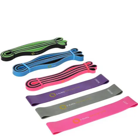 Kit de bandes de résistance x6 pour training en home gym - vue 2