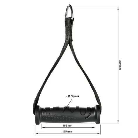 Poignée ergonomique de tirage ATX - vue 3