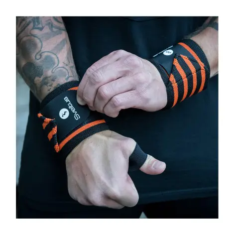 Paire de protèges poignets réglables de musculation - vue 3