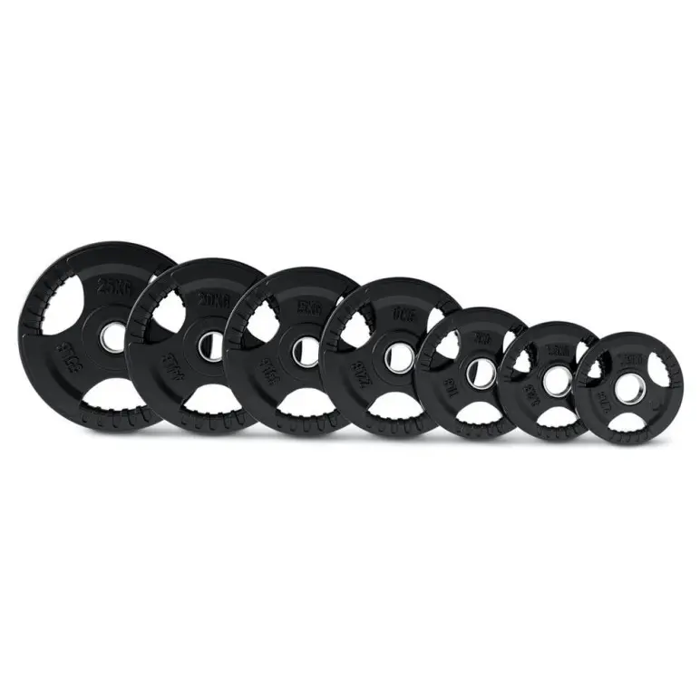 Disques de poids olympiques en caoutchouc