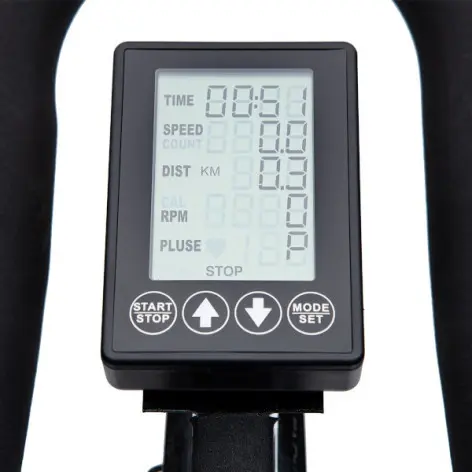 Vélo de spinning avec roue d'inertie 15 kg pour homegym - vue 2