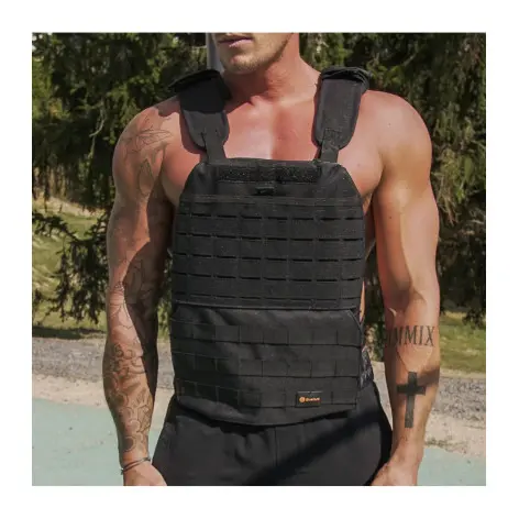 Gilet lesté de musculation professionnel 15 kg ajustable - vue 4