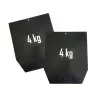 Plaques en acier 4 kg pour gilet lesté de musculation pro