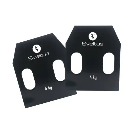 Plaques en acier 5 à 14 kg compatible avec gilet de musculation pro - vue 2