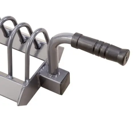 Chariot de rangement avec roues de transport pour disques de poids de musculation - vue 6