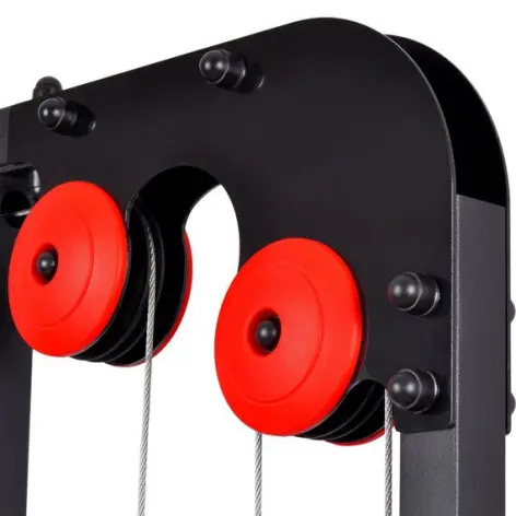 Station complète à poulie haute et basse 140 kg avec banc de musculation - vue 4