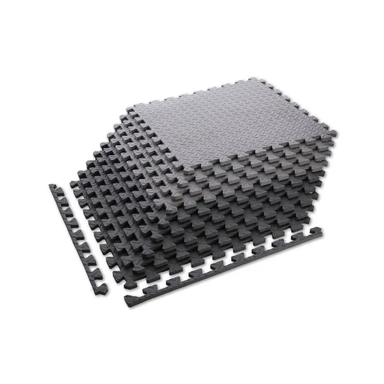 Lot de 9 dalles de sol en mousse en format puzzle