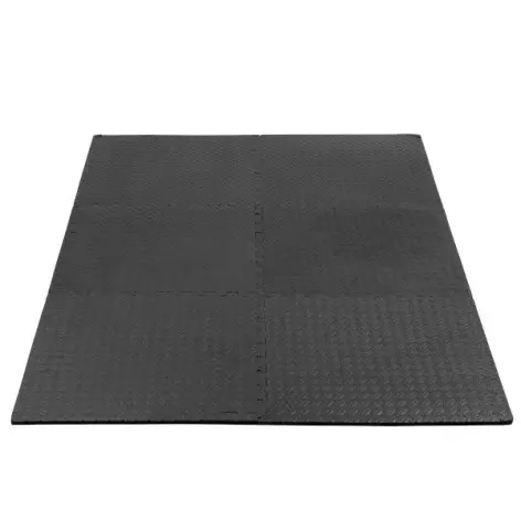 Dalles de sol version puzzle pour espace de musculation et de fitness - vue 6