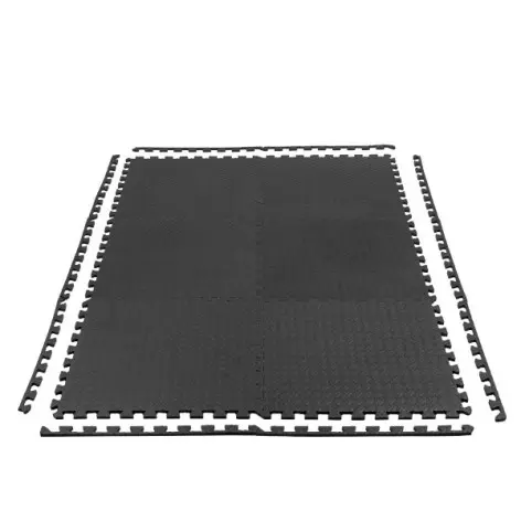 Dalles de sol version puzzle pour espace de musculation et de fitness - vue 5