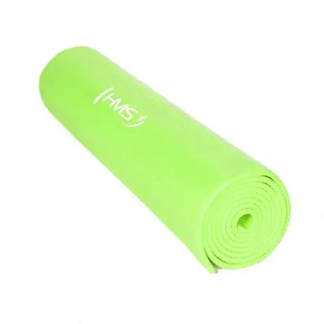 Tapis de yoga vert pour sport au sol - vue 2