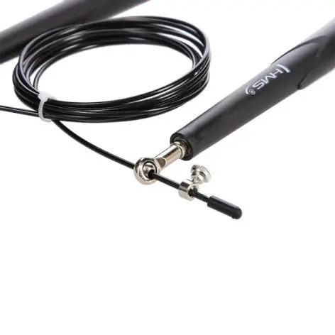 Jump Rope de cross-training avec câble en acier ajustable en longueur - vue 3