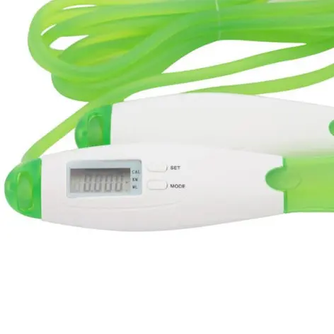 Corde à sauter avec écran LCD pour informations d'entraînement - vue 2