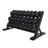 Rack d'haltères de musculation pour 14 paires de 2,5 à 35 kg - vue 2