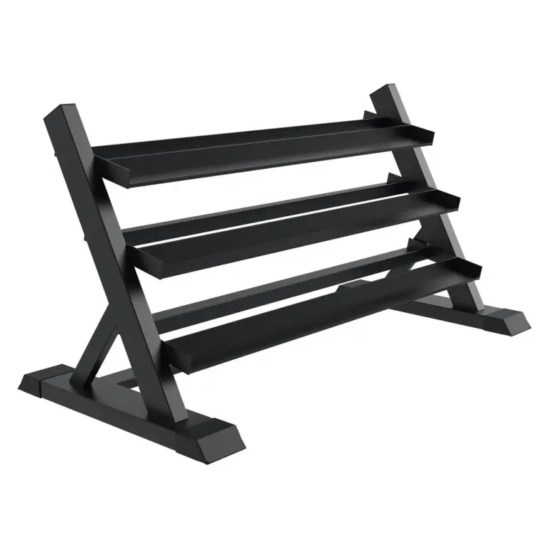 Rack d'haltères de musculation pour 14 paires de 2,5 à 35 kg